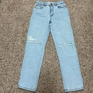 Cotton On Women’s Light Blue Straight Leg Jeans